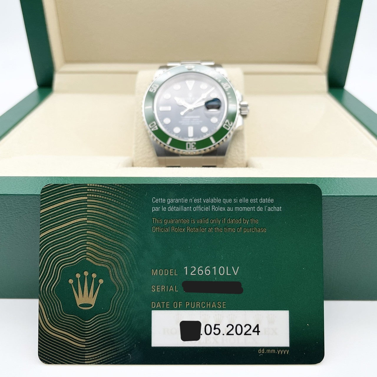 Pre-Owned Rolex Submariner Date 126610LV Black 41mm