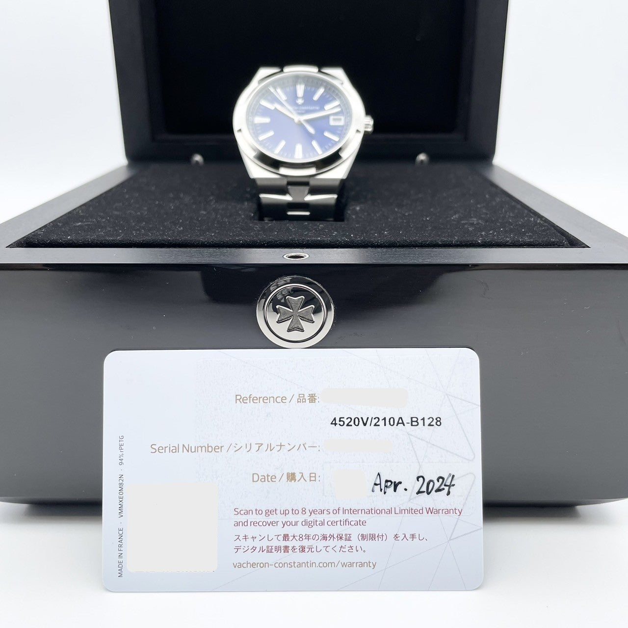 Vacheron Constantin 해외 4520V/210A-B128 스테인레스 스틸 블루 41mm