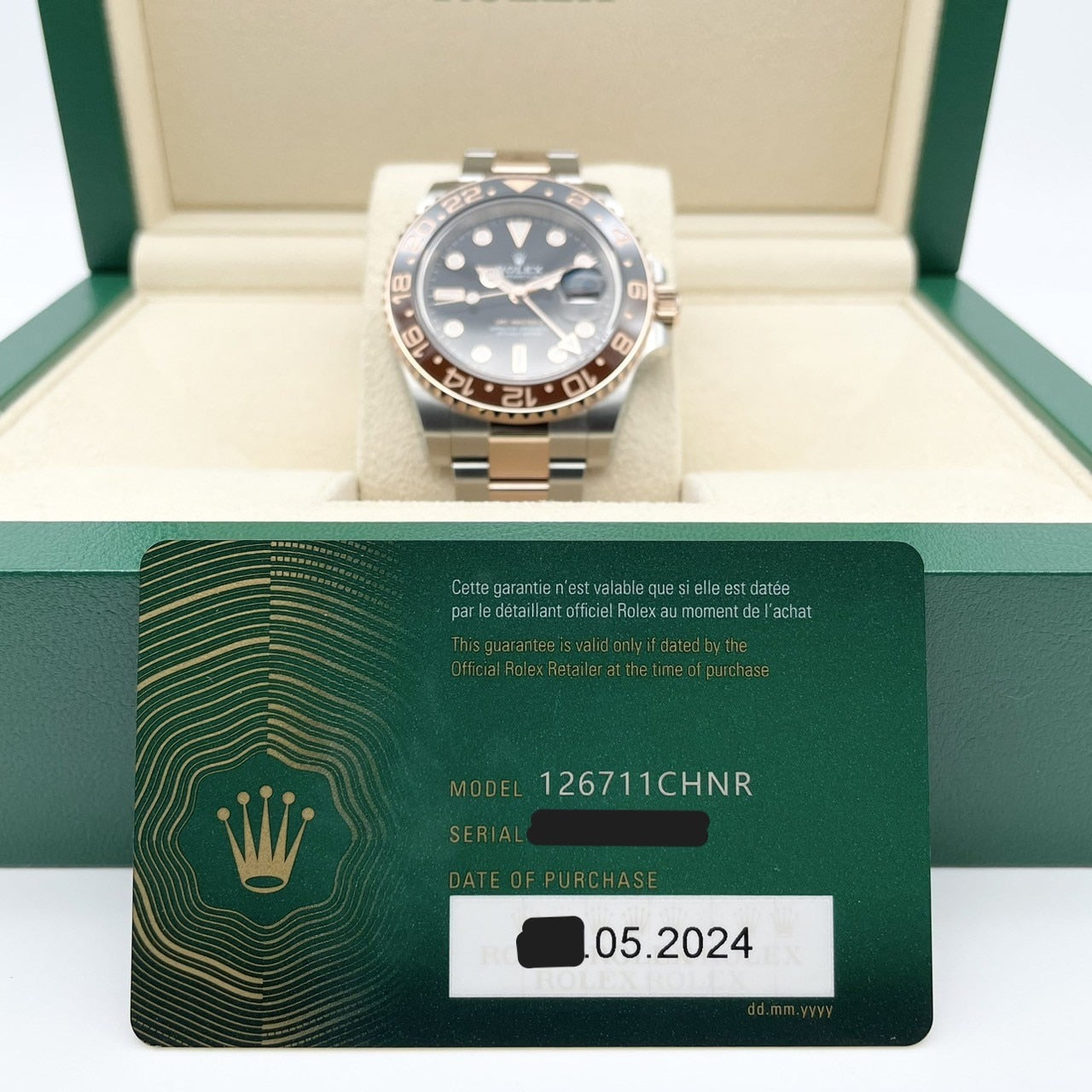 롤렉스 GMT 마스터 II 126711CHNR Black 40mm