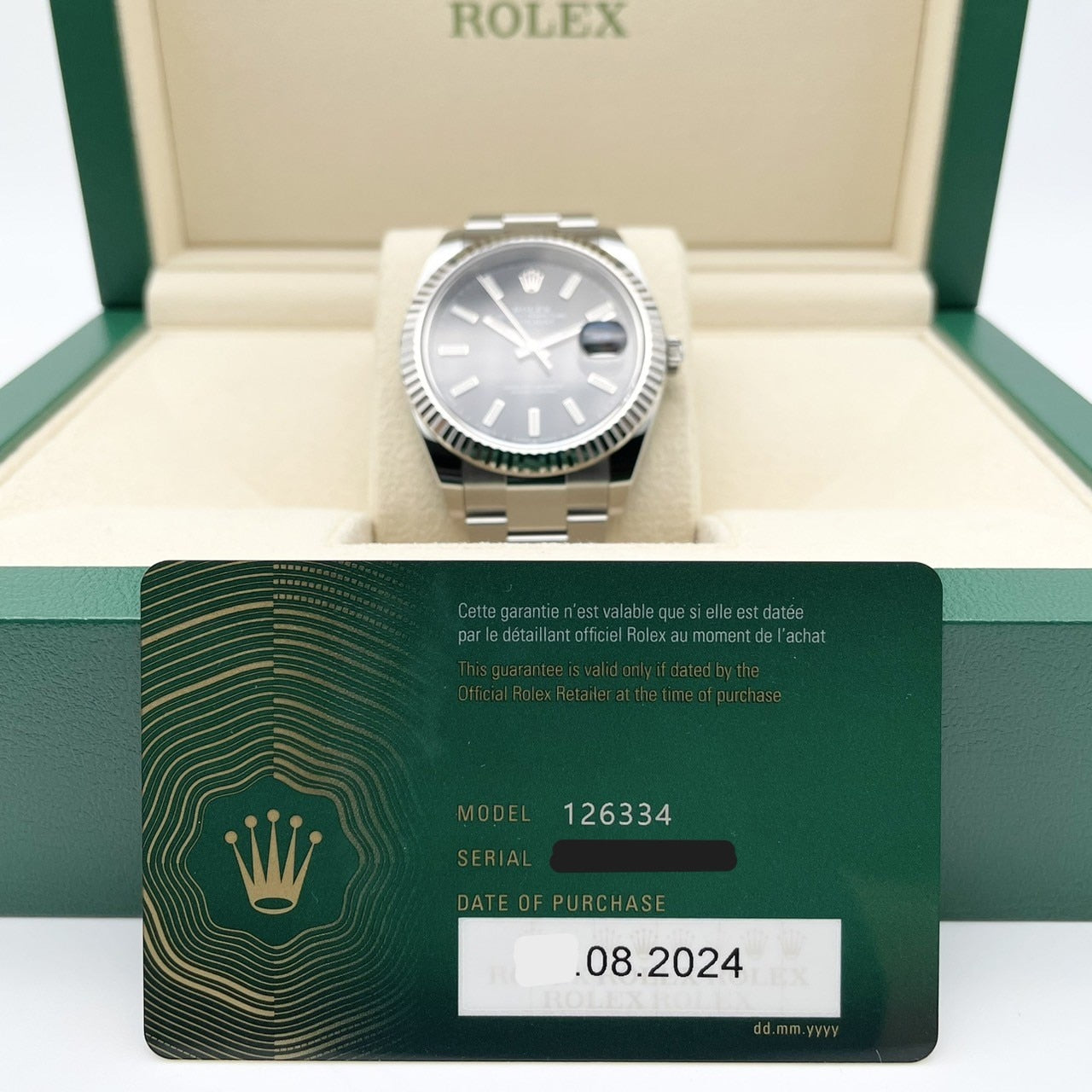 プレオウンド ロレックス デイトジャスト 126334 ブラック 41mm