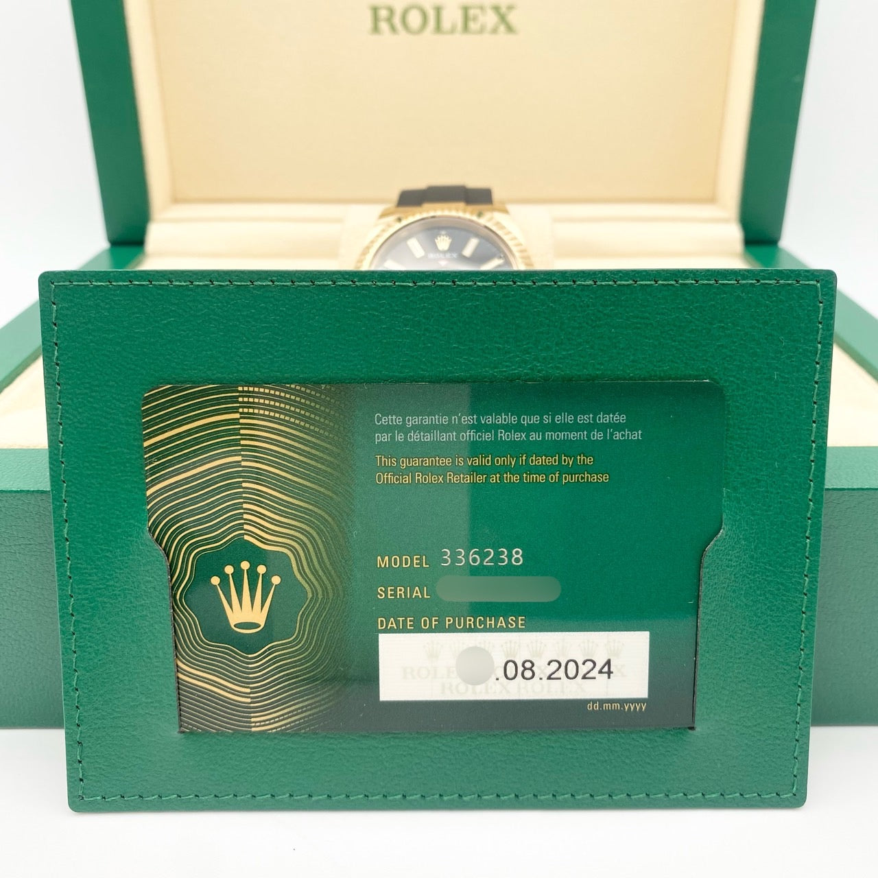 사전 소유의 롤렉스 스카이 거주자 326238 블랙 40mm