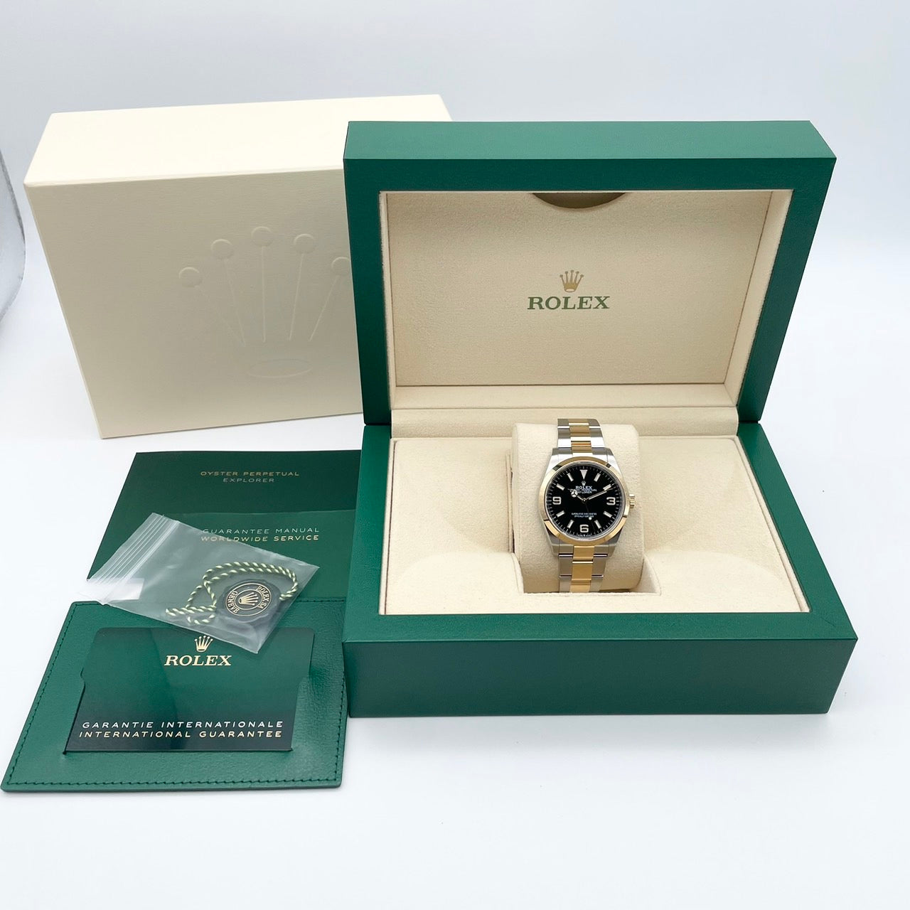 プレオウンド ロレックス エクスプローラーI 124273 ブラック 36mm