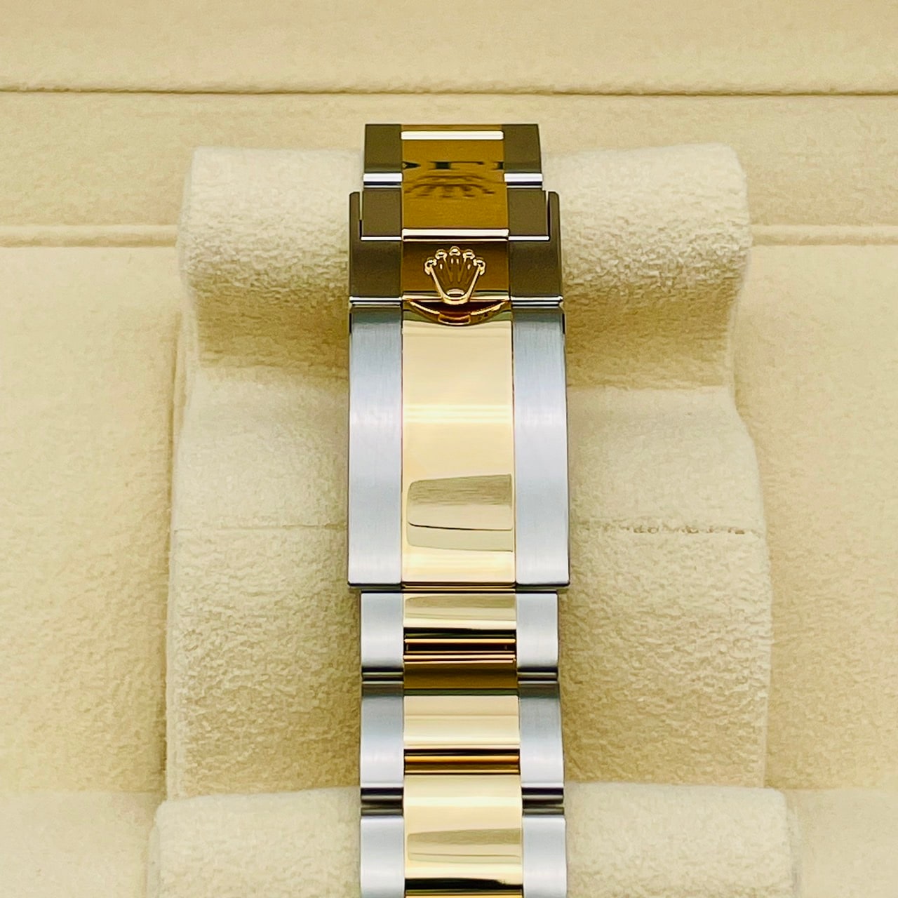 劳力士 Daytona 126503 黑色不锈钢 + 金蚝式手链 40 毫米