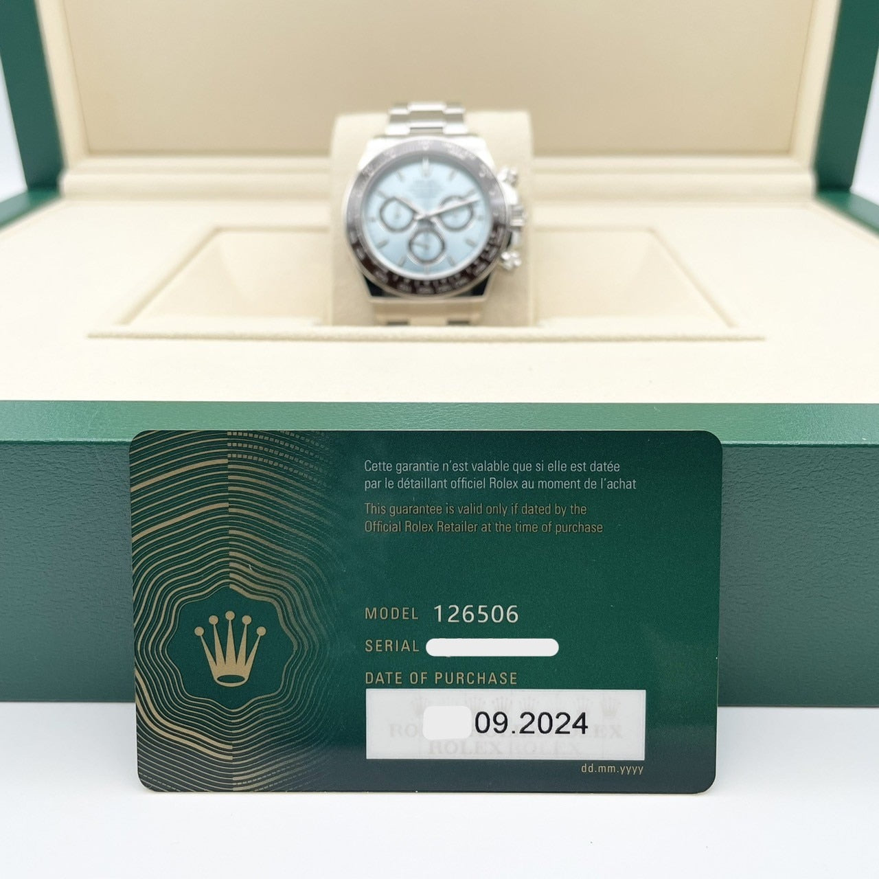 プレオウンド ロレックス デイトナ 126506 アイスブルー 40mm
