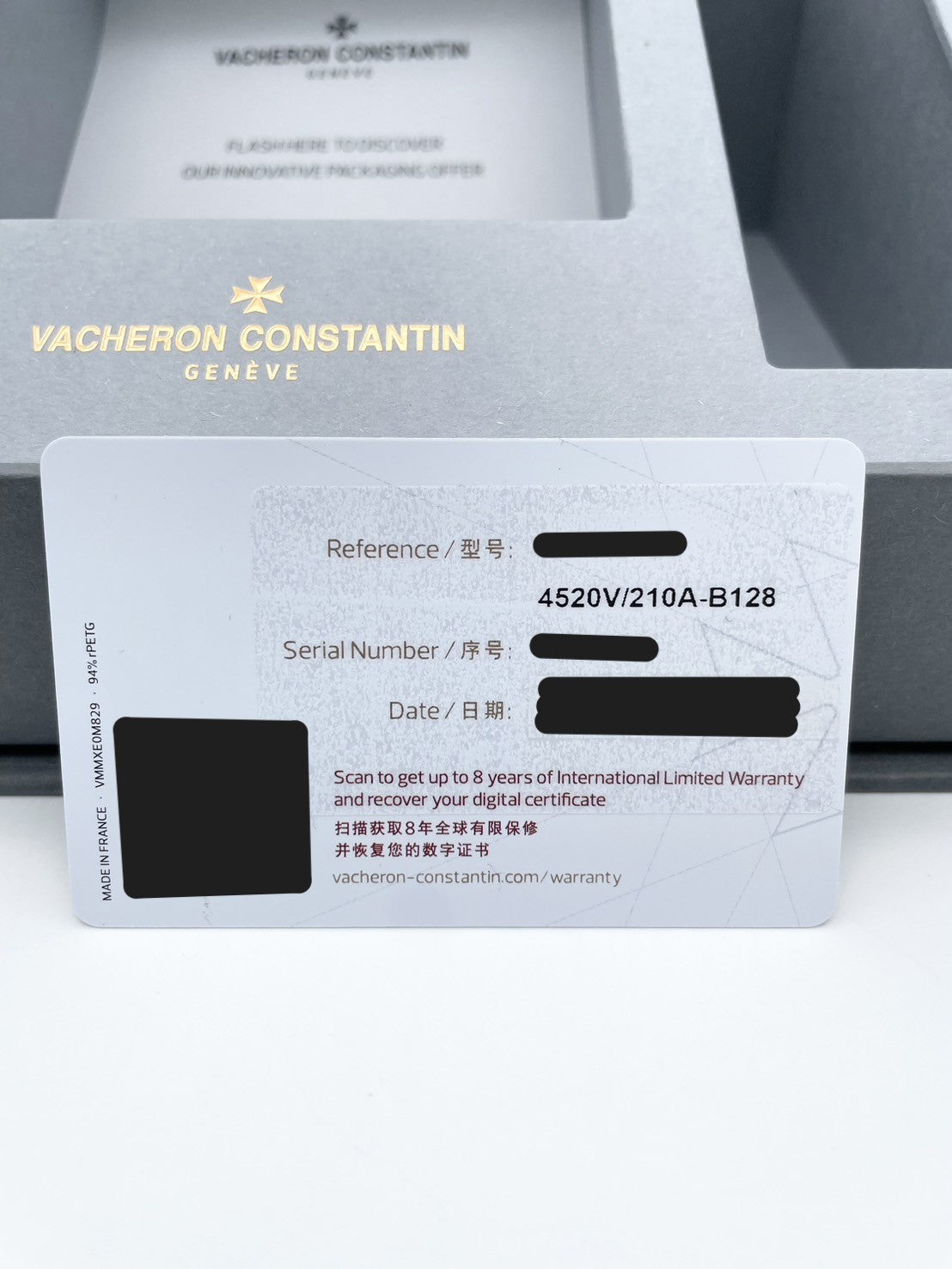 Vacheron Constantin 해외 4520V/210A-B128 스테인레스 스틸 블루 41mm