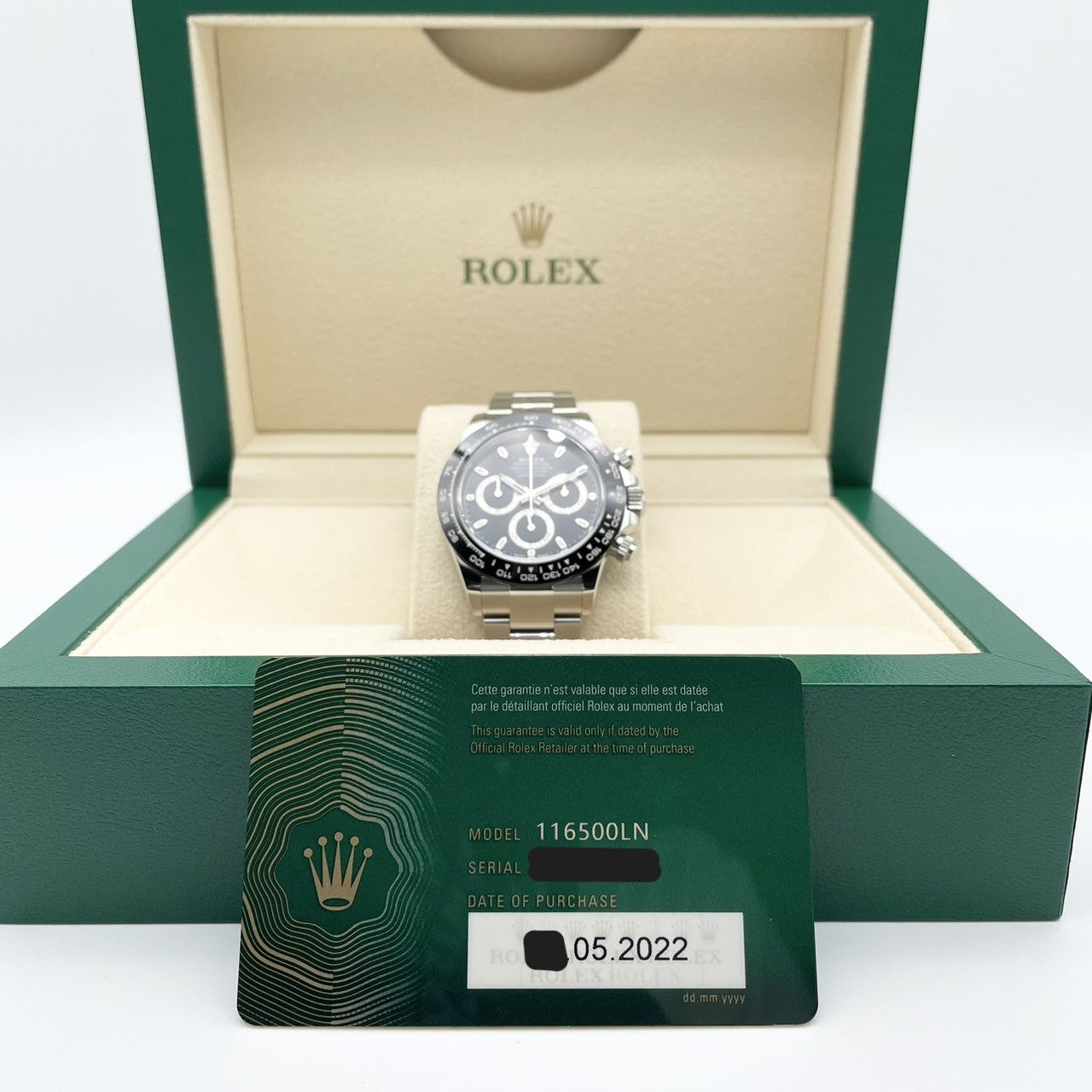 プレオウンド ロレックス デイトナ 116500LN オイスターブレスレット ブラック 40mm