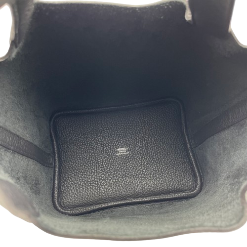 プレオウンド エルメス ピコタンロック PM ノワール トリヨンクレマンス シルバー金具 W刻印