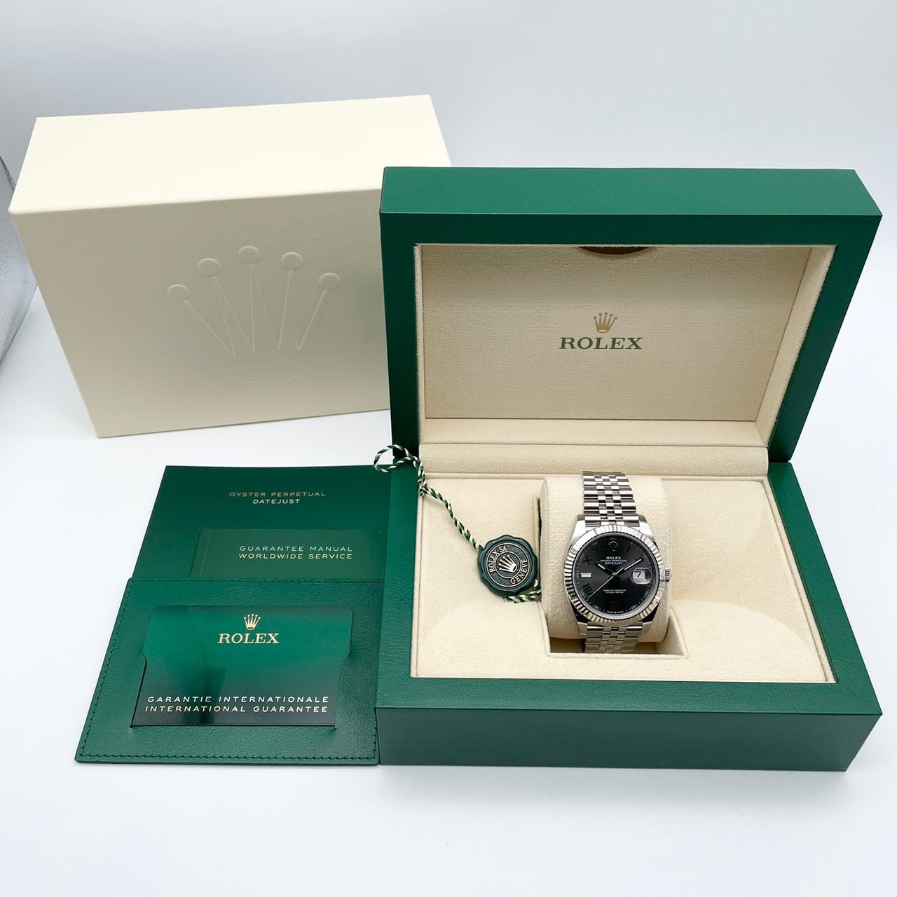 プレオウンド ロレックス デイトジャスト 126334 スレートローマン ジュビリーブレスレット 41mm