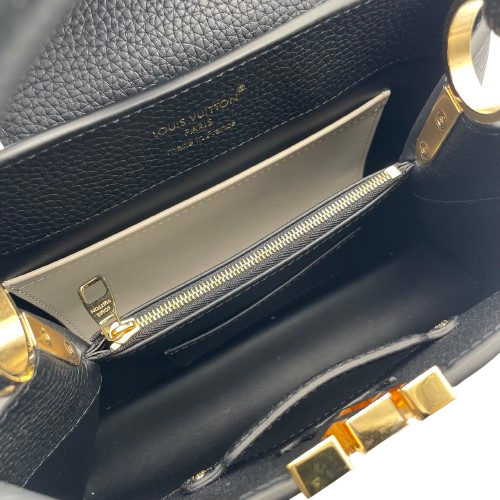 プレオウンド ルイヴィトン カプシーヌ BB ブラック トリヨンレザー M12345