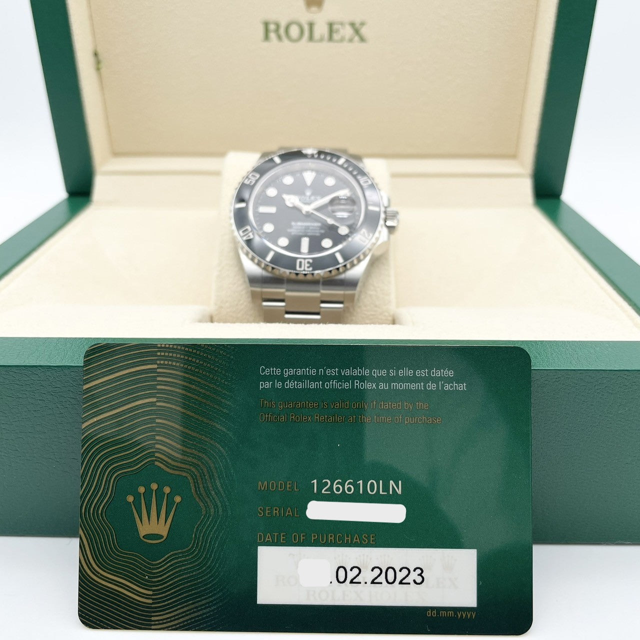 プレオウンド ロレックス サブマリーナデイト 126610LN ブラック 41mm
