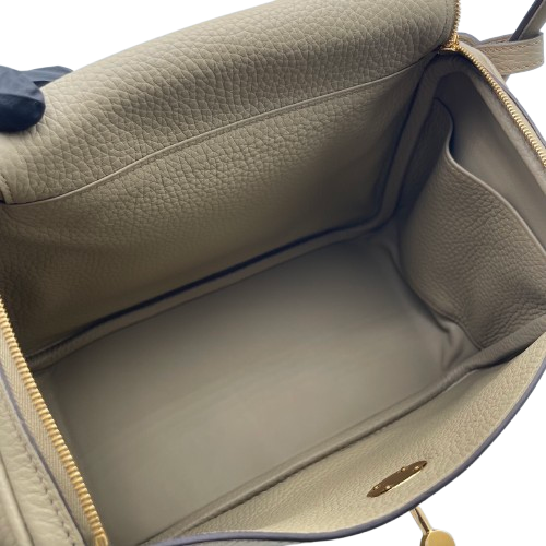 二手LS Lindy 26米色Marfa Torillon Clemence Gold Hardware w刻