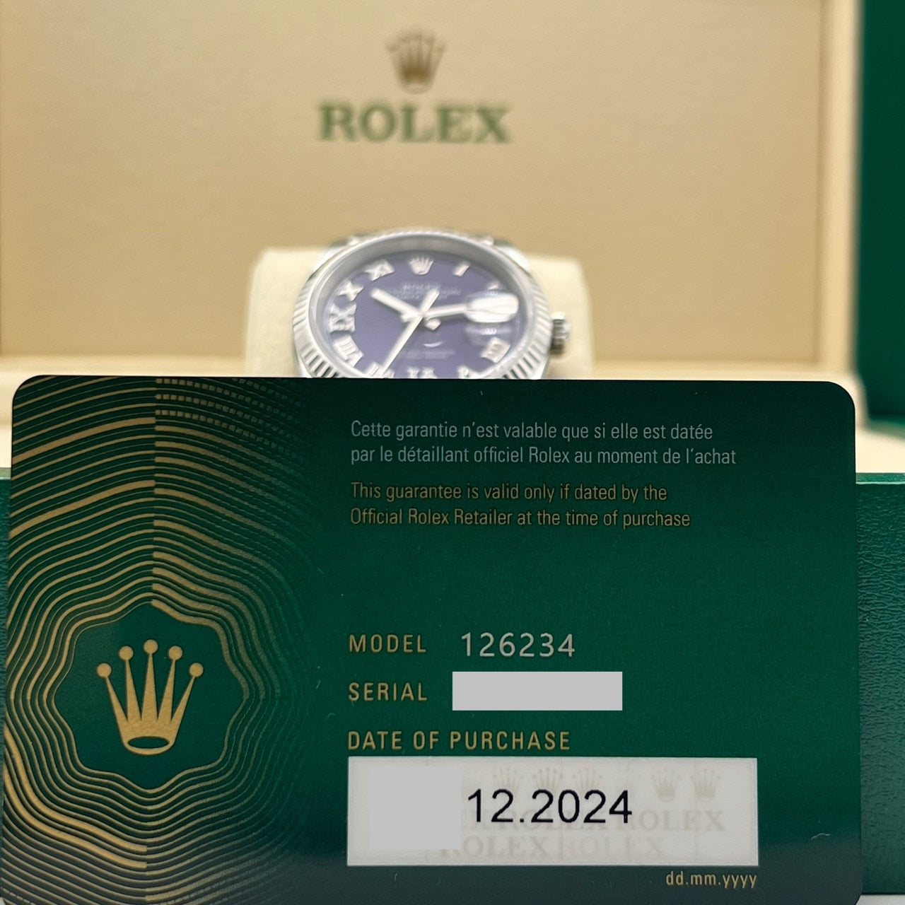 プレオウンド ロレックス デイトジャスト 126234 オーベルジーヌ ジュビリーブレス 36mm