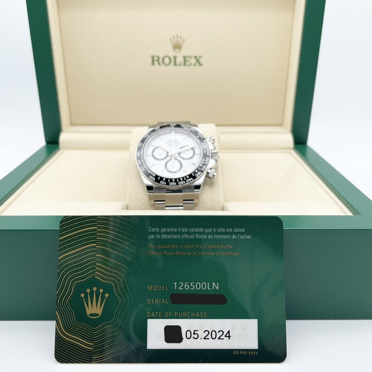 プレオウンド ロレックス デイトナ 126500LN ホワイト 40mm