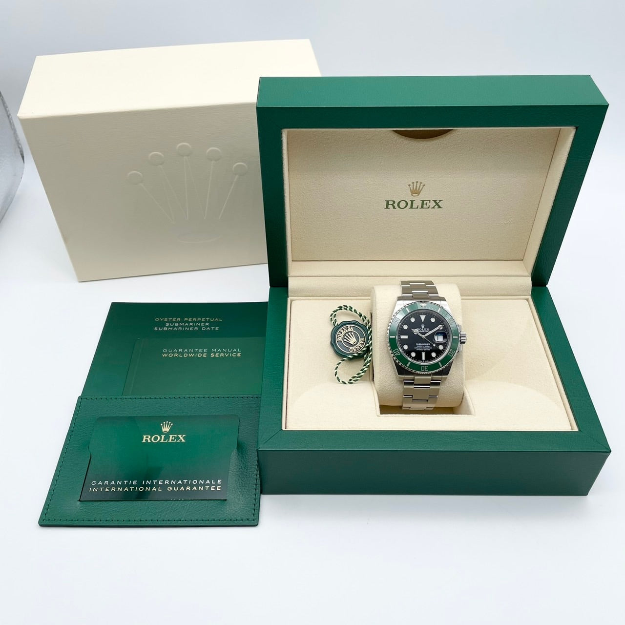 Pre-Owned Rolex Submariner Date 126610LV Oyster Bracelet Black 41mm