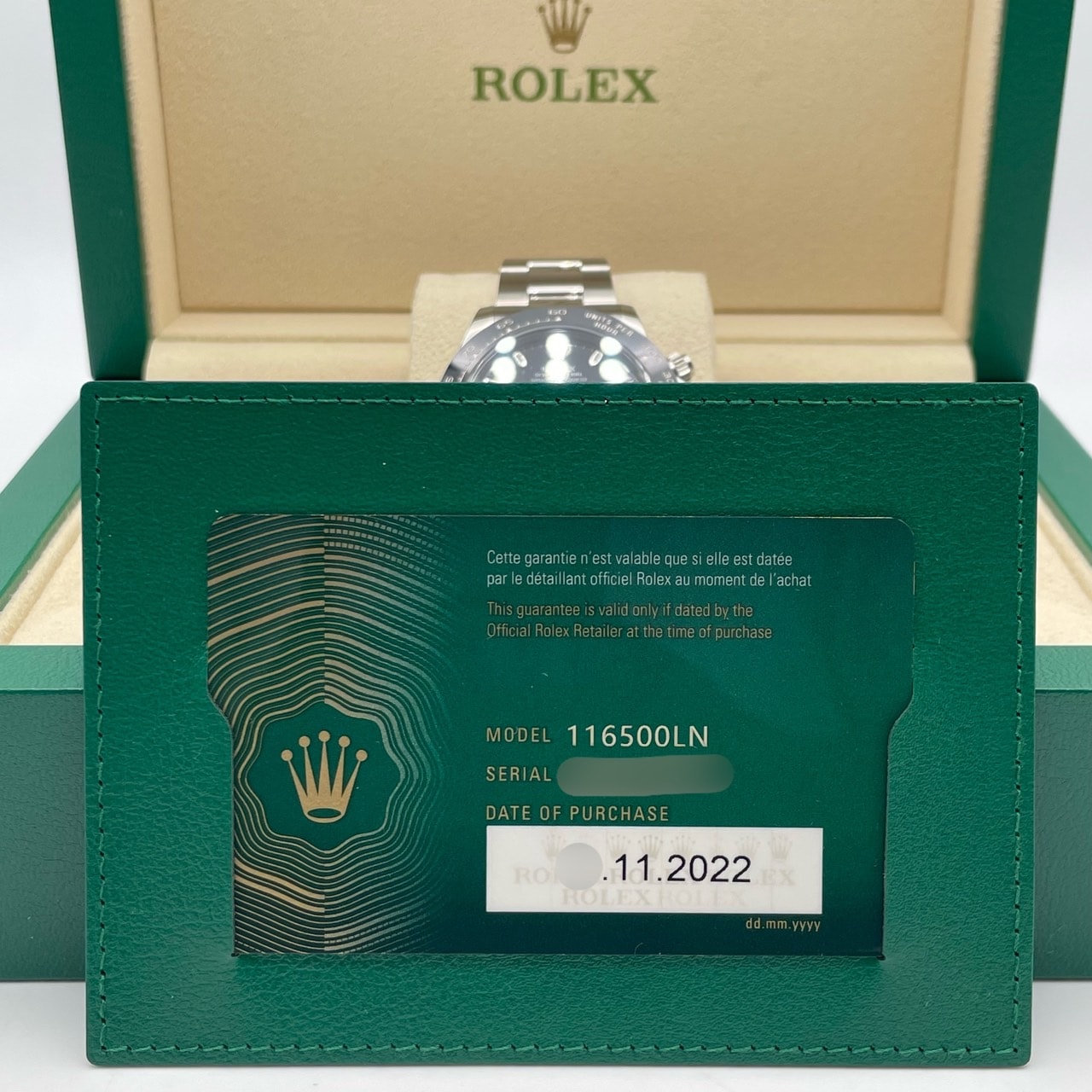 プレオウンド ロレックス デイトナ 116500LN ブラック オイスターブレスレット 40mm