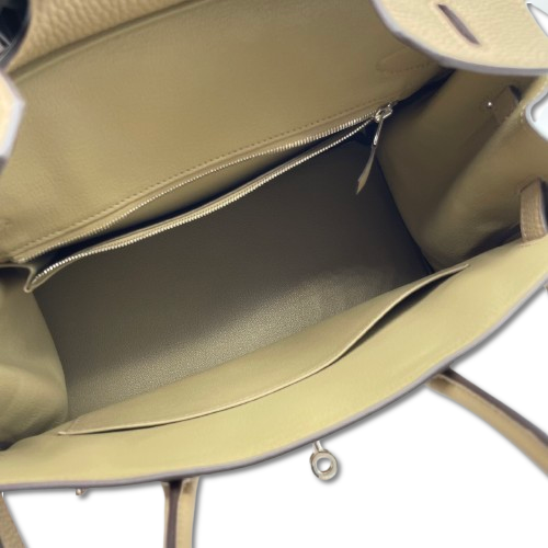 プレオウンド エルメス バーキン 30 ベージュマルファ トゴ シルバー金具 W刻印