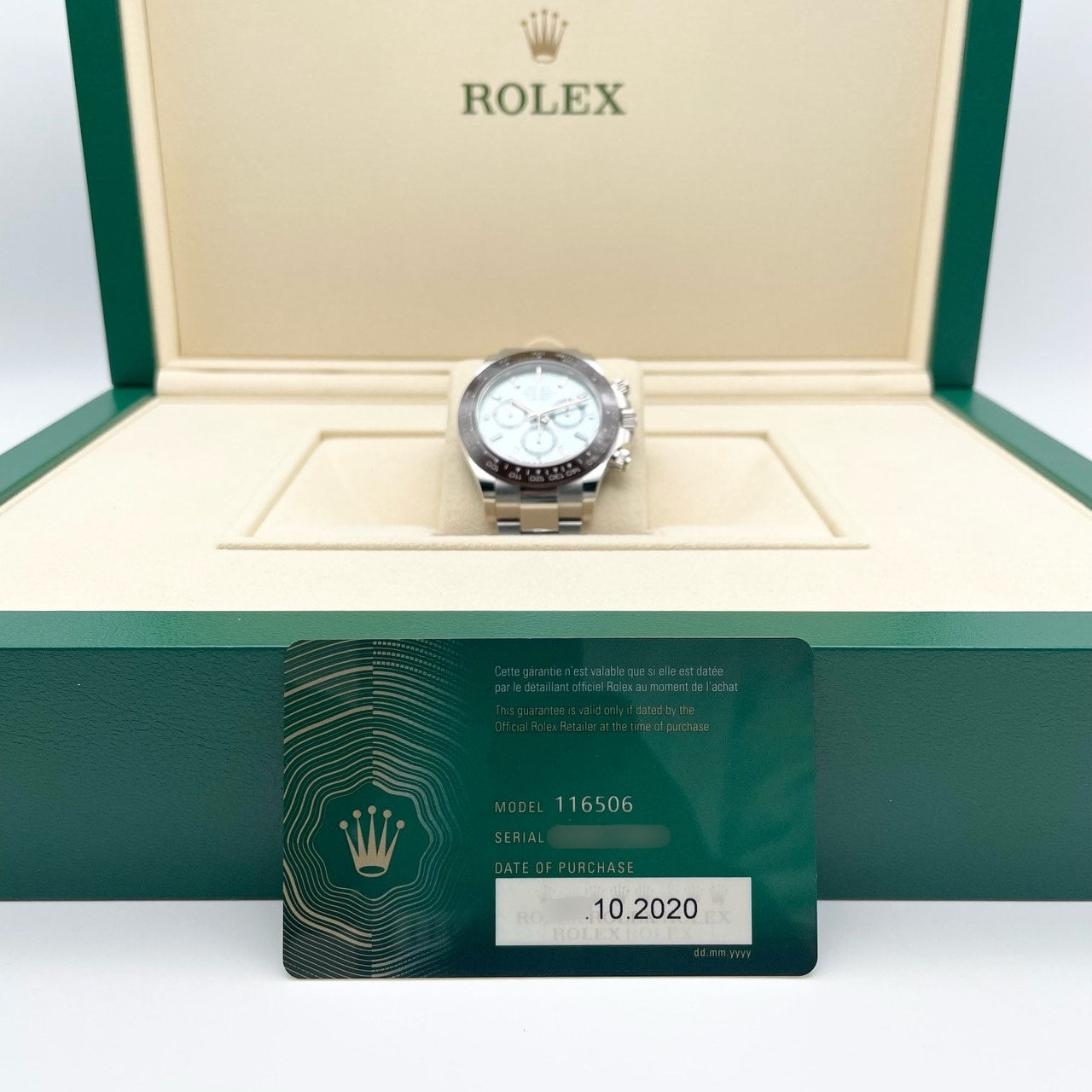 プレオウンド ロレックス デイトナ 116506A アイスブルー プラチナ 40mm