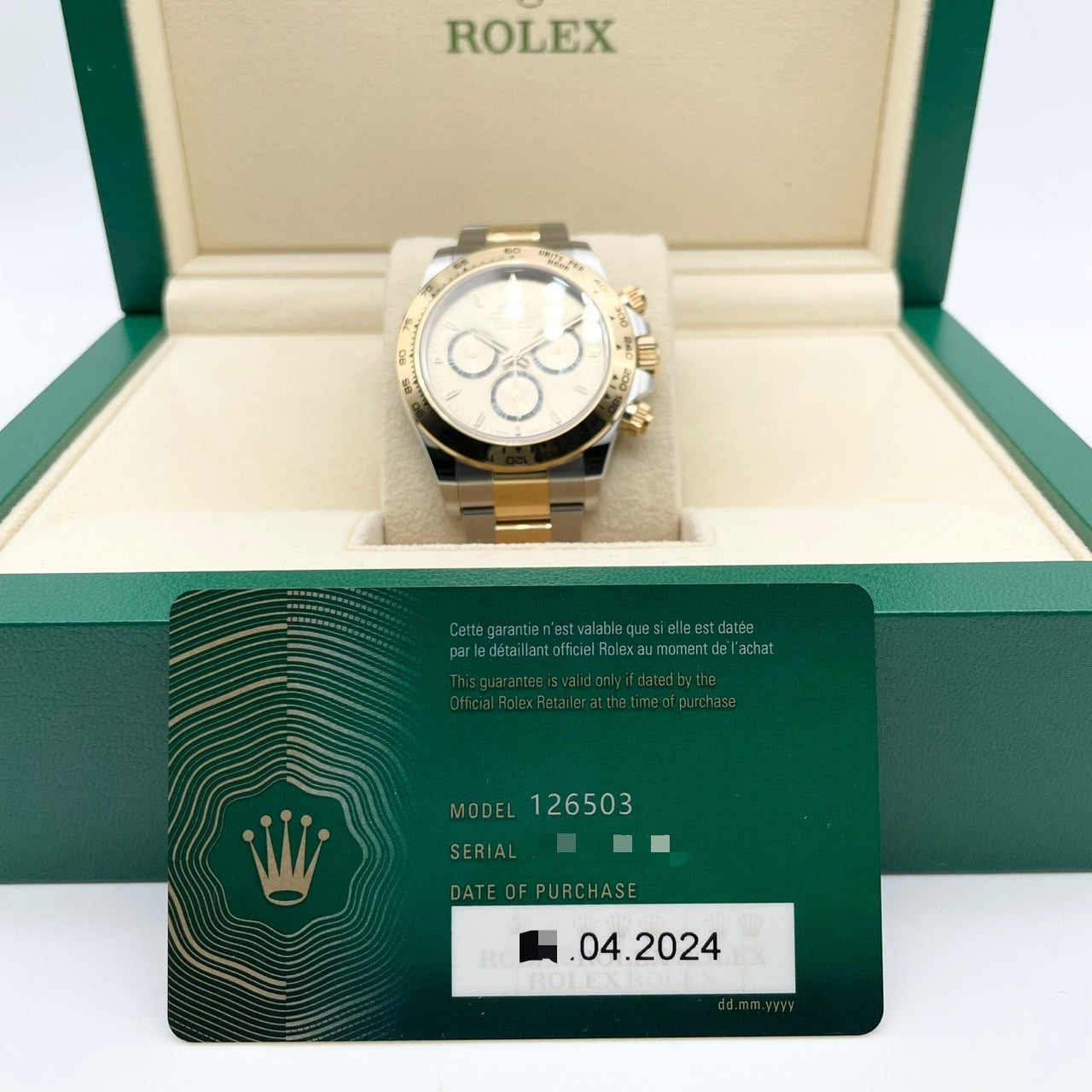劳力士代托纳126503金色不锈钢 +黄金40mm
