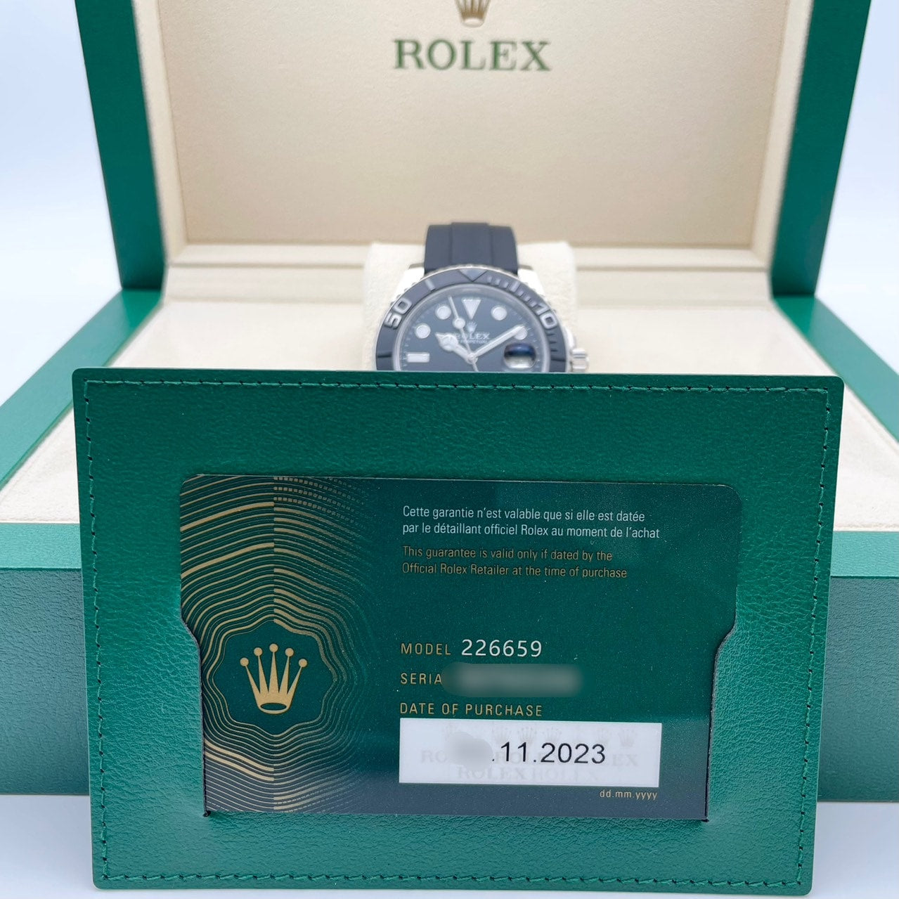 劳力士Yachtmaster 226659黑色白金42mm