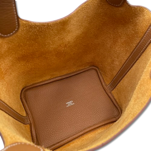 プレオウンド エルメス ピコタンロック PM ゴールド トリヨンクレマンス シルバー金具 W刻印