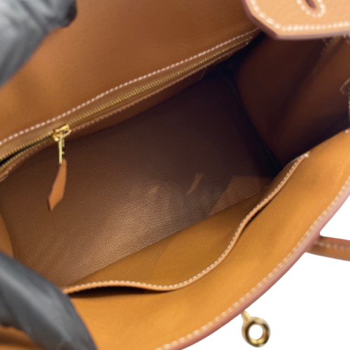 プレオウンド エルメス バーキン 25 ゴールド トゴ ゴールド金具 W刻印