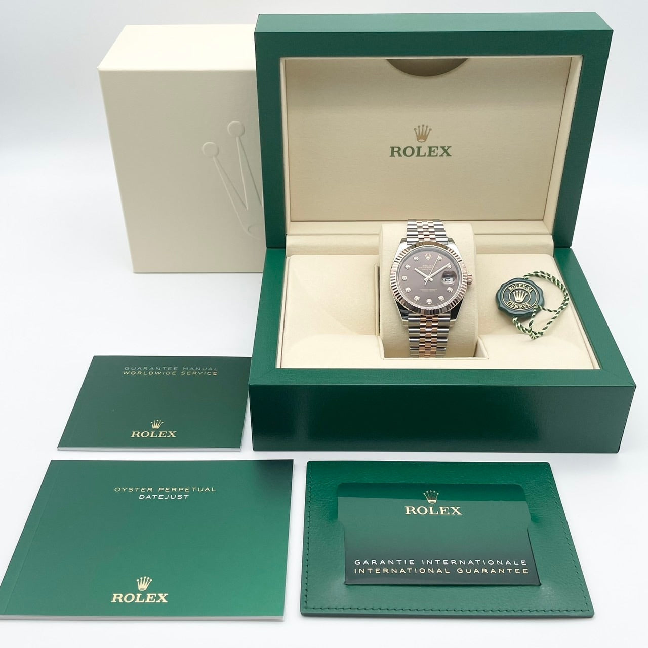 プレオウンド ロレックス デイトジャスト 126331 チョコレート ジュビリーブレス 41mm
