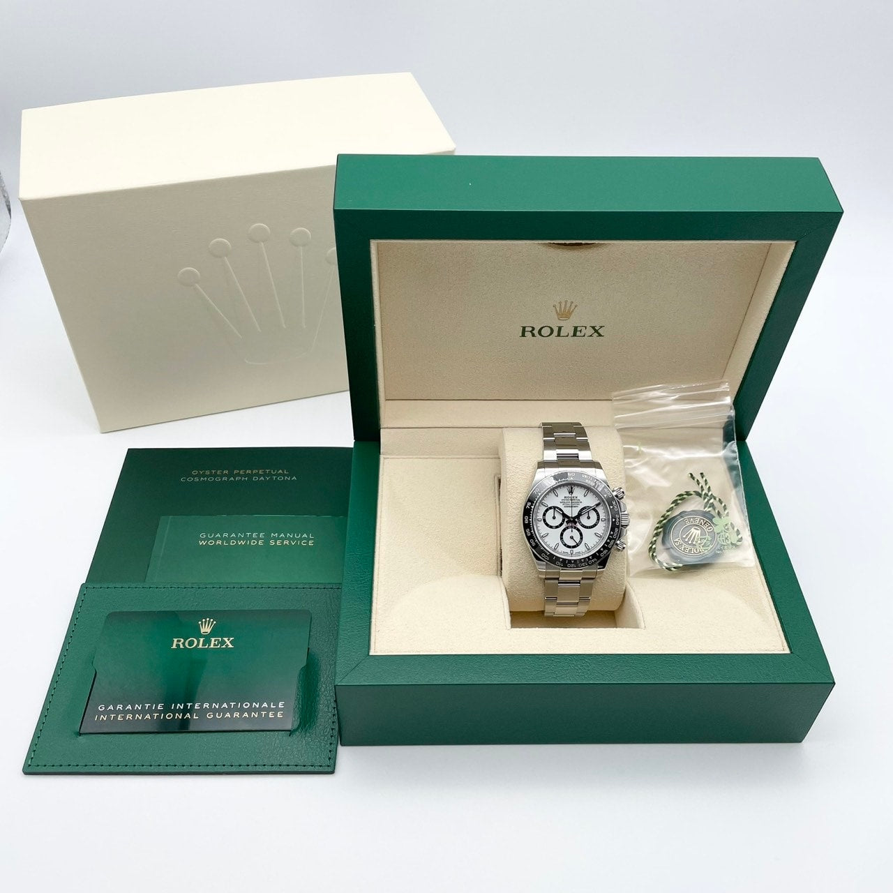 劳力士代托纳126500LN白色不锈钢40mm