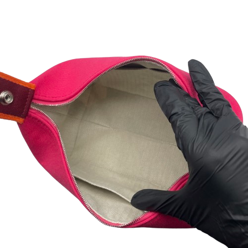 プレオウンド エルメス ブリッド・ア・ブラック PM ハイビスカス コットン/ポリアミド シルバー金具