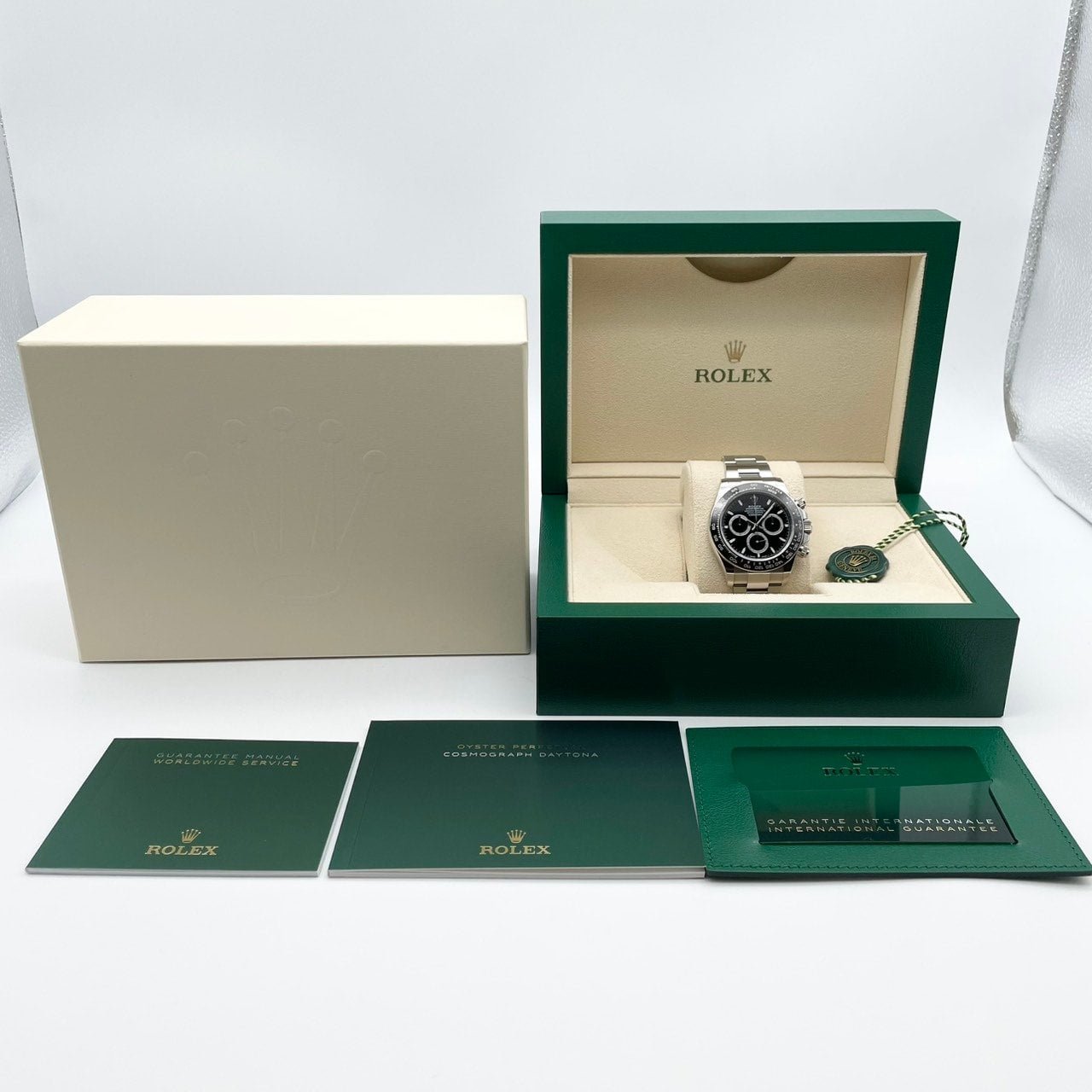 劳力士代托纳126500LN黑色不锈钢牡蛎手链40mm