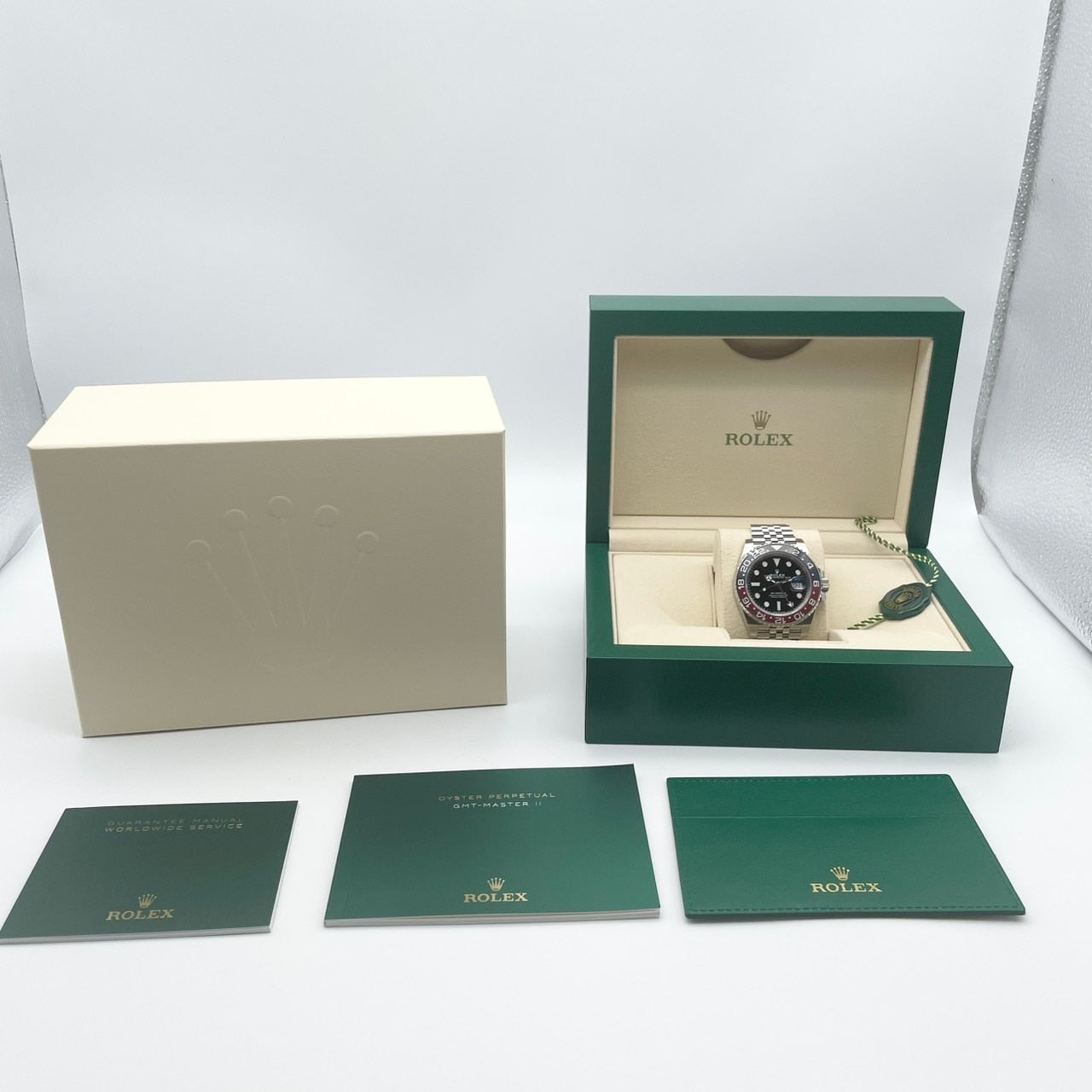 Pre-Owned Rolex GMT Master II 126710BLRO Pepsi Jubilee Bracelet 40mm