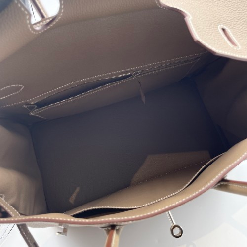 Pre-Owned Hermes Birkin 35 Etoup Togo Silver Fittings U Engraved