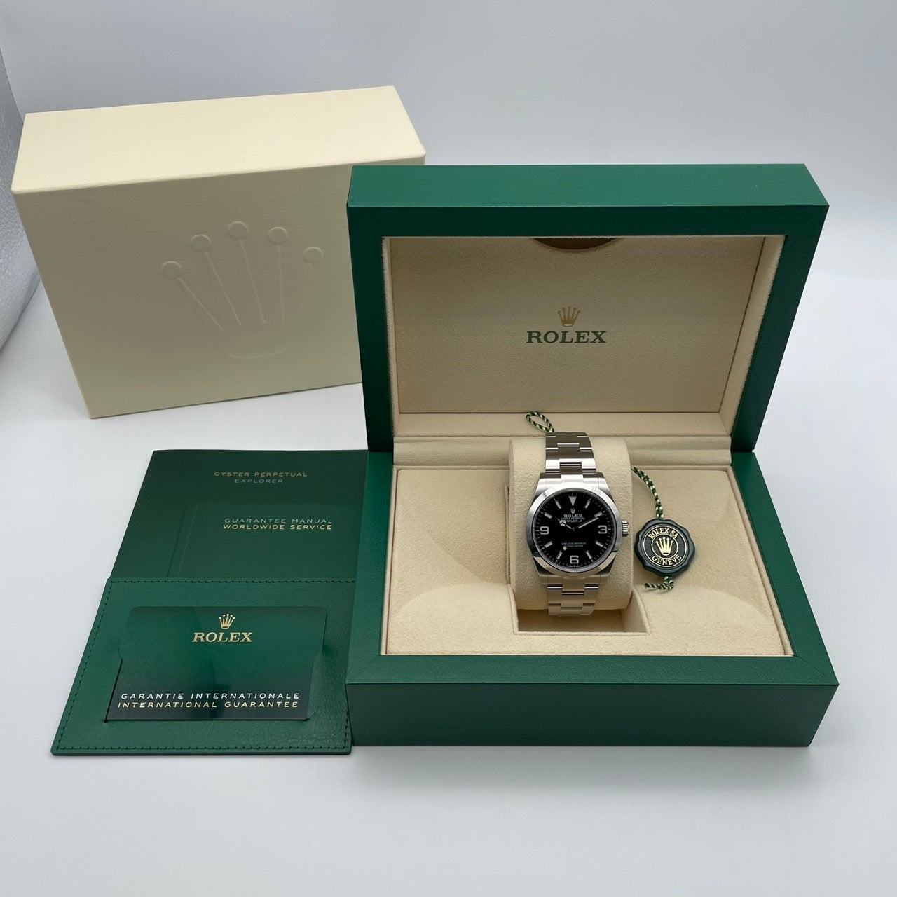 사전 소유 롤렉스 탐색기 224270 블랙 40mm