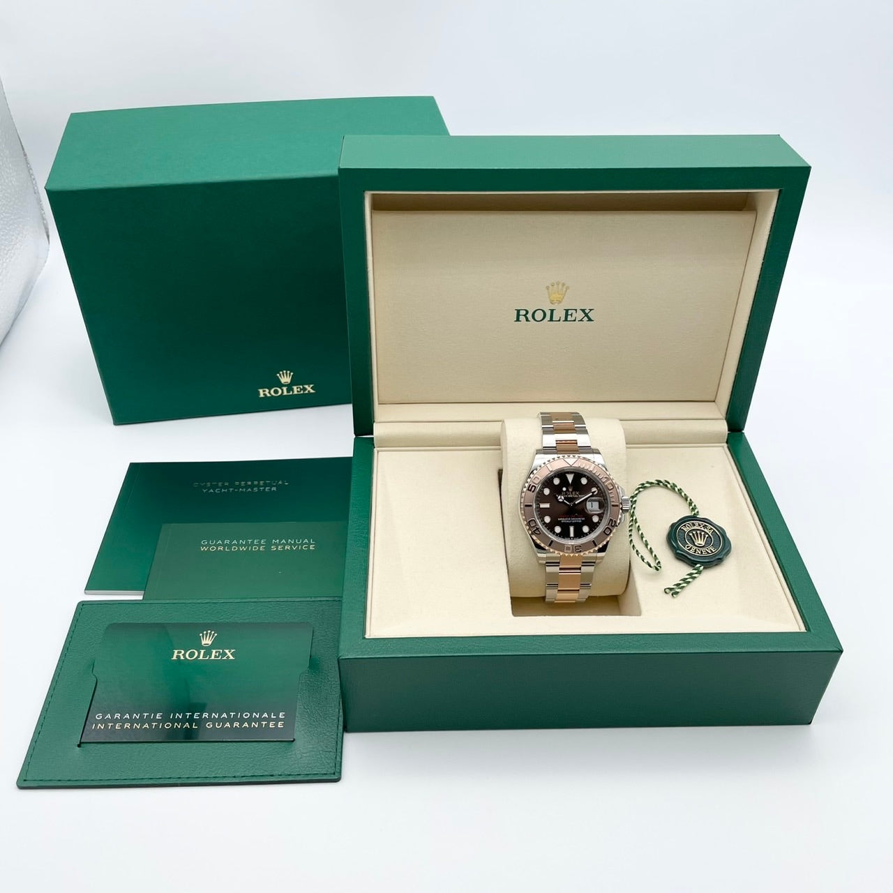 사전 소유의 롤렉스 요트 마스터 126621 초콜릿 40mm