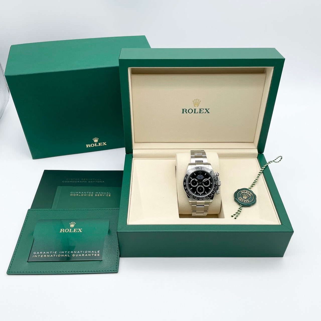 Pre-Owned Rolex Daytona 126500LN Black Stainless Steel Oyster Bracelet 40mm