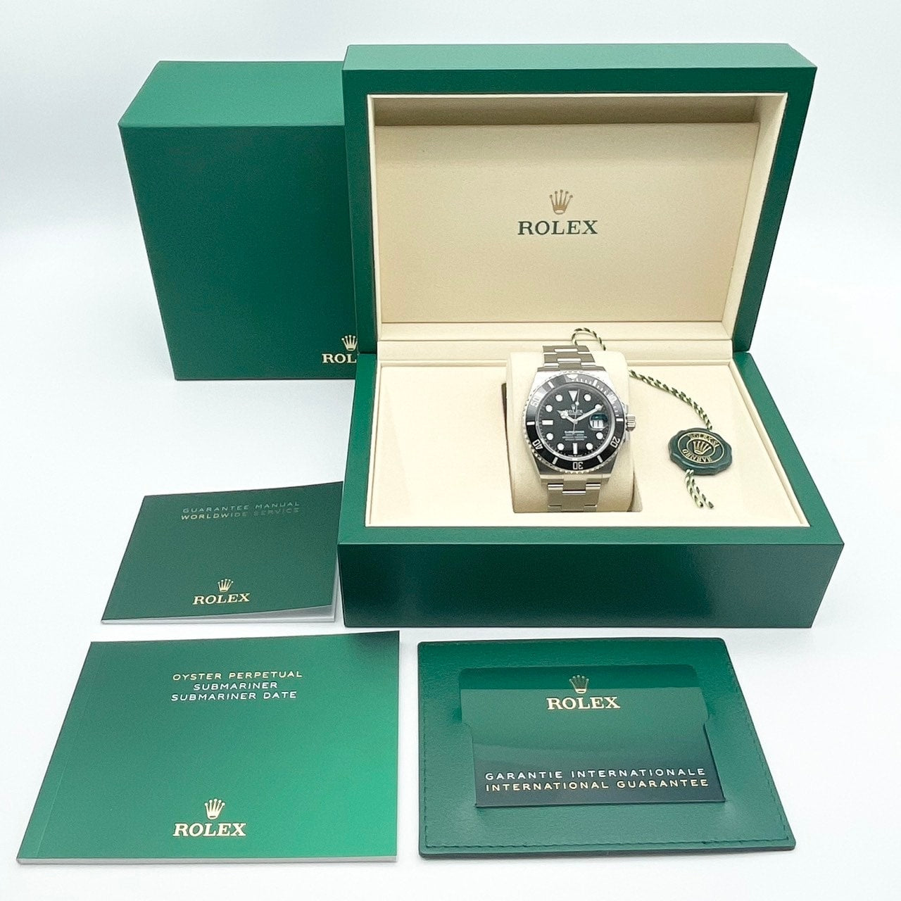 사전 소유 롤렉스 서브 마리너 날짜 126610ln 검은 색 41mm