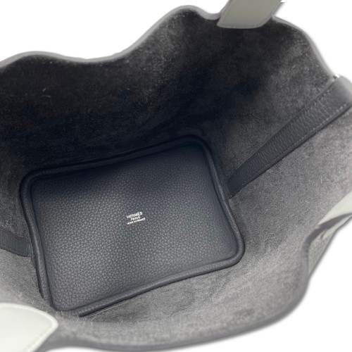 Pre-Owned Hermes Picotin Rock Eclat PM Aldwards/Griplatinum Torillon Clemence Silver Fittings W Engraved