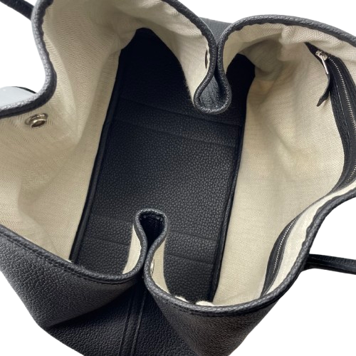 プレオウンド エルメス ガーデンパーティ PM ノワール ネゴンダ シルバー金具 C刻印