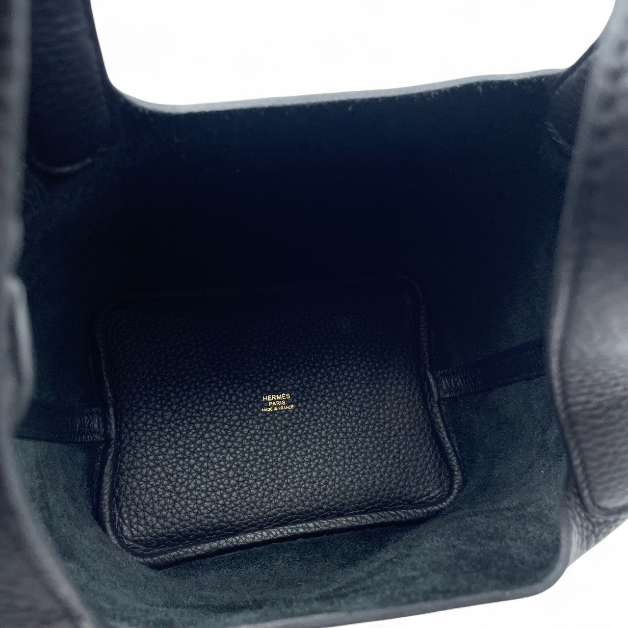 プレオウンド エルメス ピコタンロック PM ノワール トリヨンクレマンス ゴールド金具 K刻印