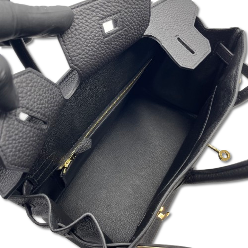 プレオウンドエルメス バーキン 30 ノワール トゴ ゴールド金具 B刻印