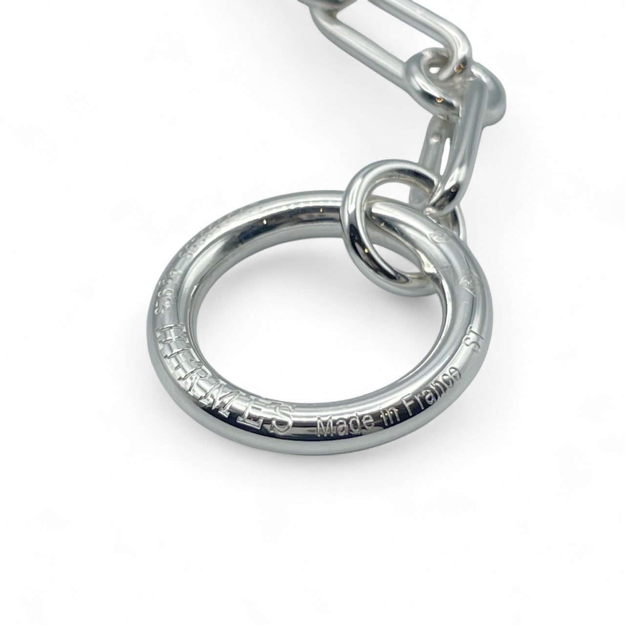 プレオウンドエルメス シェーヌ・ダンクル パンクネックレス 42�p シルバー925