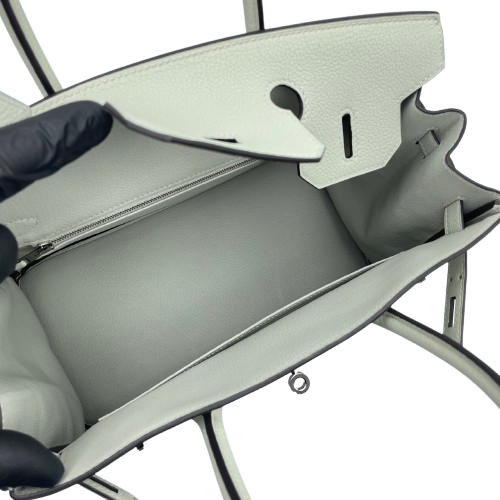 プレオウンドエルメス バーキン 30 グリネヴェ トゴ シルバー金具 B刻印