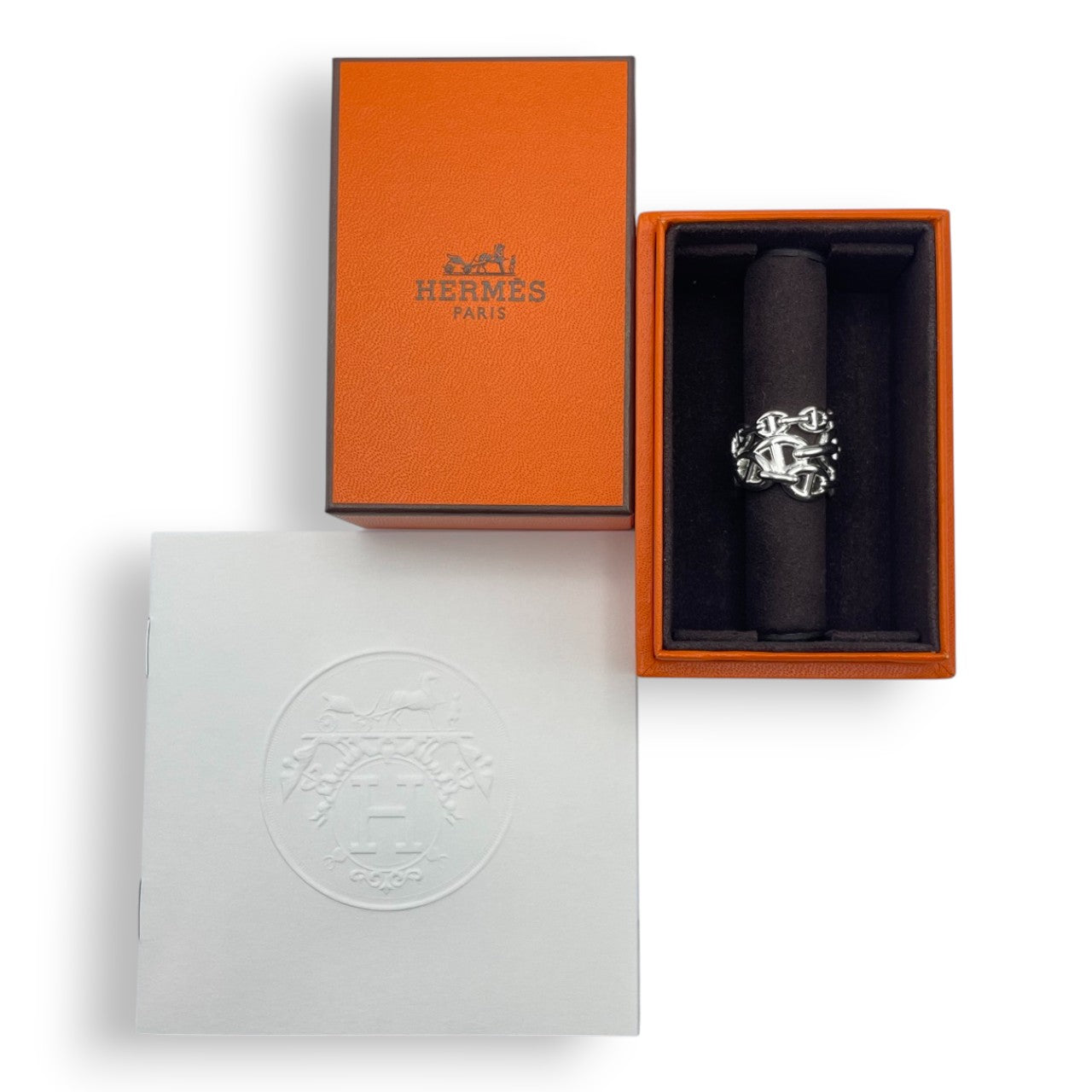 プレオウンドエルメス シェーヌ・ダンクル アンシェネ リング GM 52 シルバー925 12号