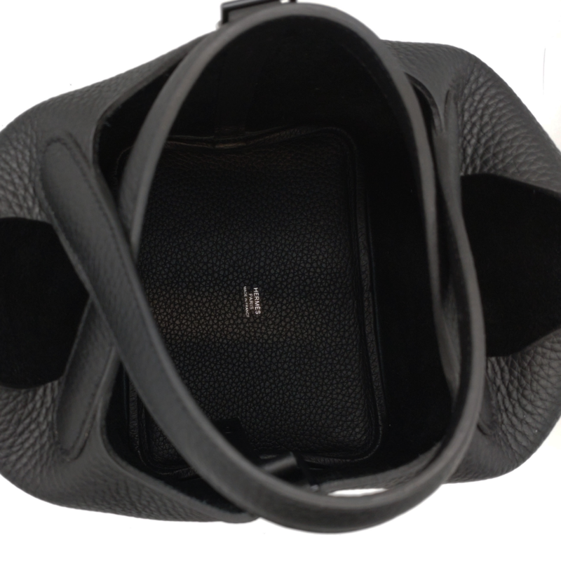 Pre-Owned Hermes Picotin Rock PM Monochrome Torillon Clemence