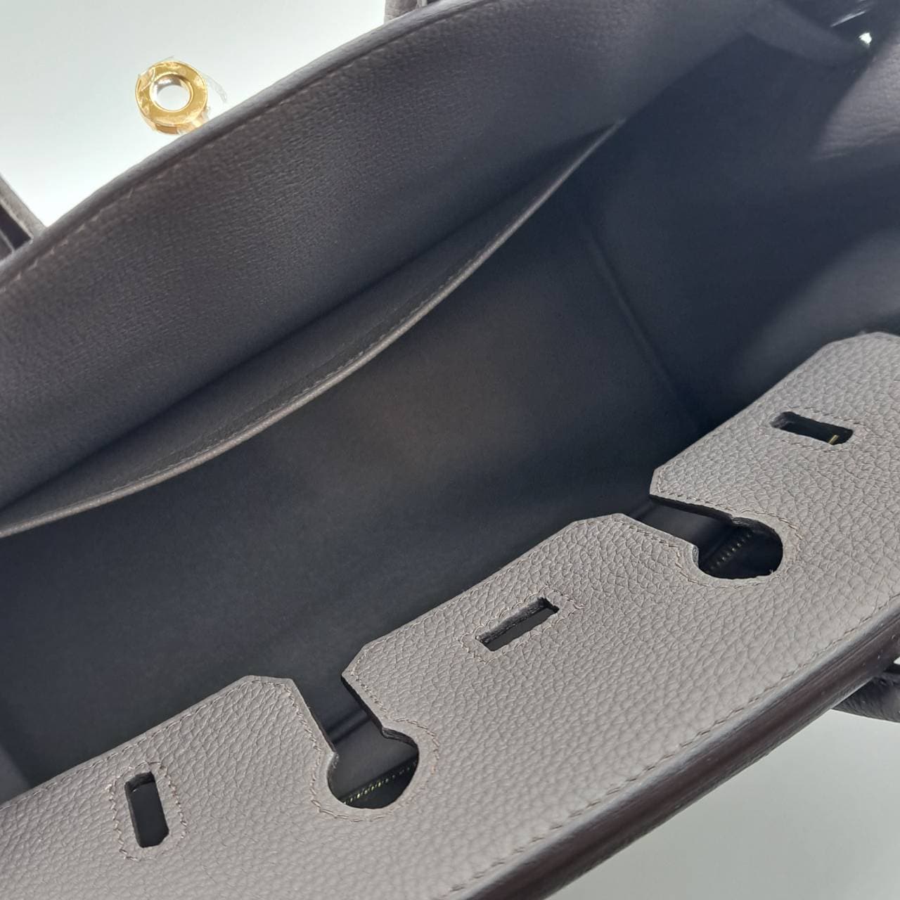 プレオウンド エルメス バーキン 25 エタン トゴ ゴールド金具 B刻印