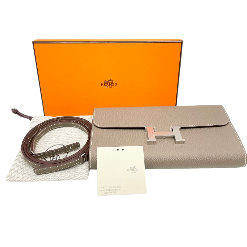 Hermes Constance Toogo Epson Etoup Silver Metal Fittings B 새겨 져