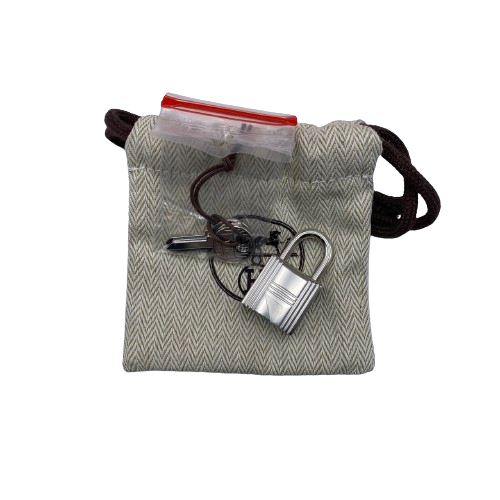 Hermes Picotin Lock PM Beton Torillon Clemence Silver Metal Fittings B 조각.