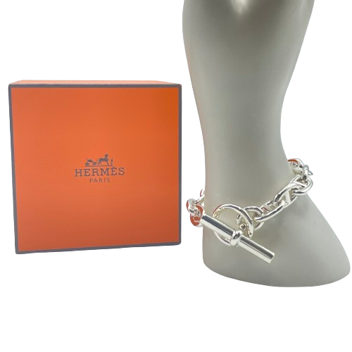 Hermes Chaine Dunkle 팔찌 mm Silver