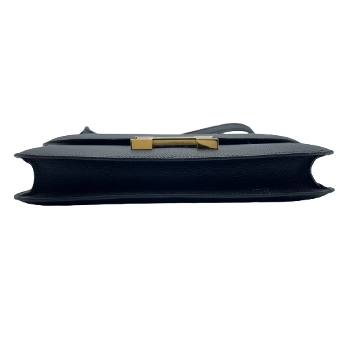 Hermes Constance Elan 25 Noir Epson Gold 하드웨어 W 새로