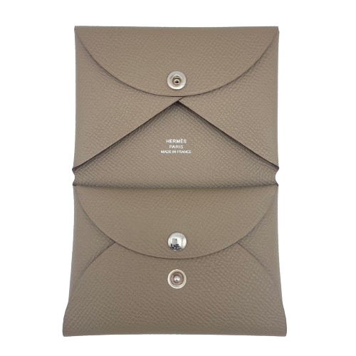プレオウンド エルメス カルヴィデュオ エトゥープ エプソン シルバー金具 B刻印