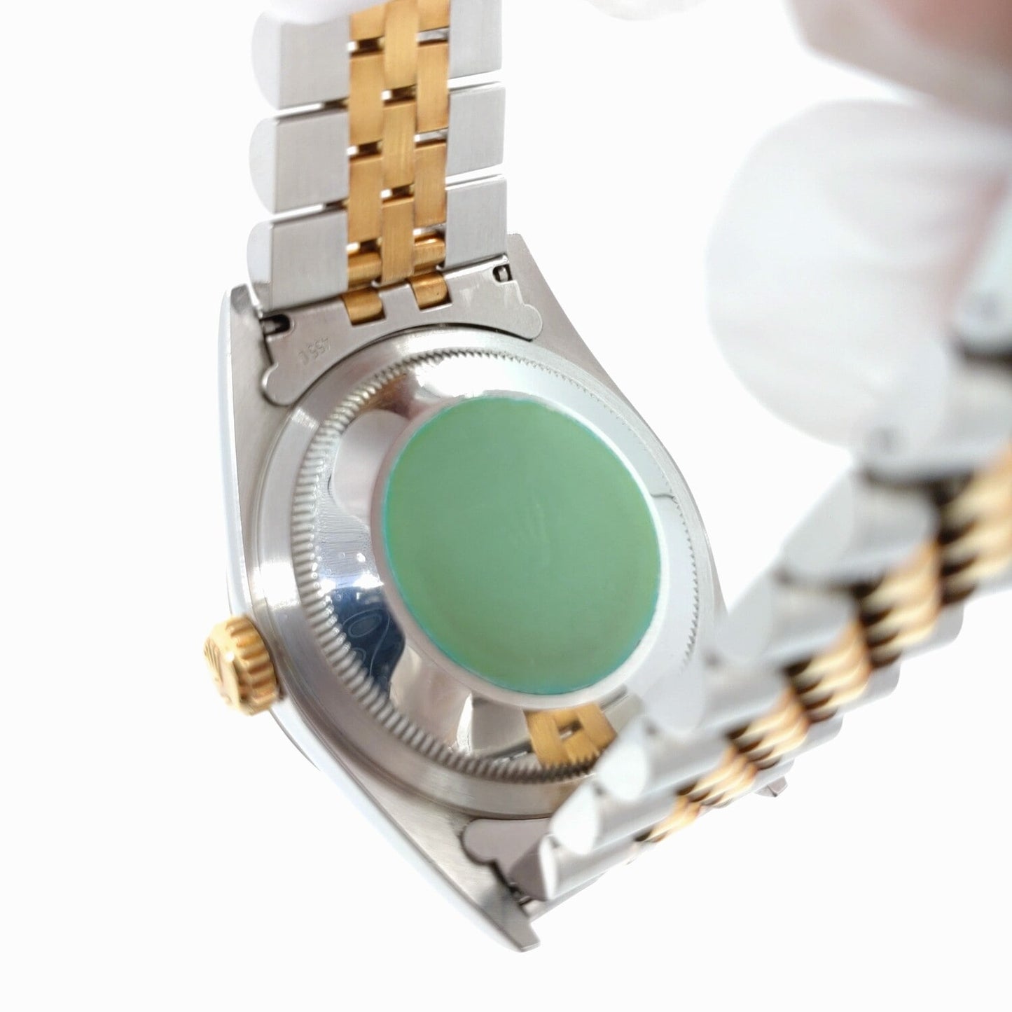 Pre-Owned Rolex Datejust 16233G 10P Diamond Champagne Gold